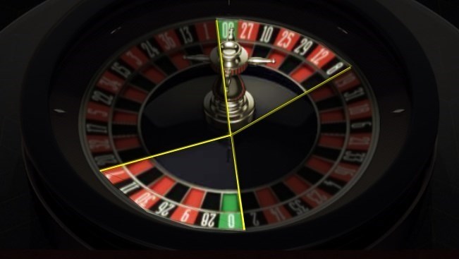 Roulette（ルーレット）：14個所同時賭け