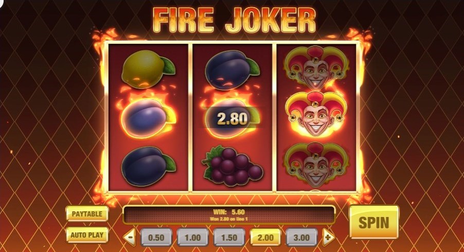 Lucky Niki （ラッキーニッキーカジノ）：FIRE JOKER（ファイア・ジョーカー）