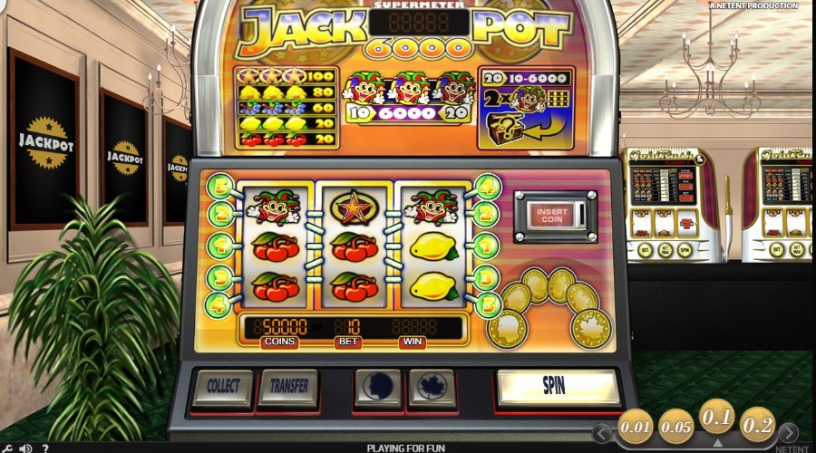 Lucky Niki （ラッキーニッキーカジノ）：JACKPOT 6000（ジャックポット6000）