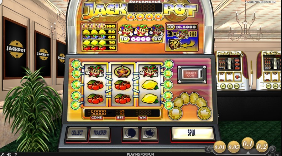 Lucky Niki (ラッキーニッキーカジノ):JACKPOT 6000(ジャックポット6000)
