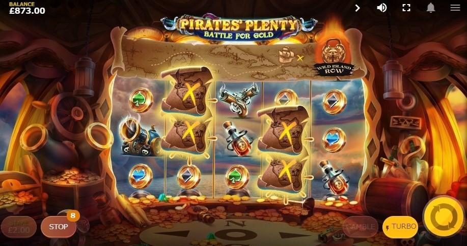 Lucky Niki (ラッキーニッキーカジノ):PIRATES' PLENTY BATTLE FOR GOLD(パイレーツ・プレンティ:バトル・フォー・ゴールド)