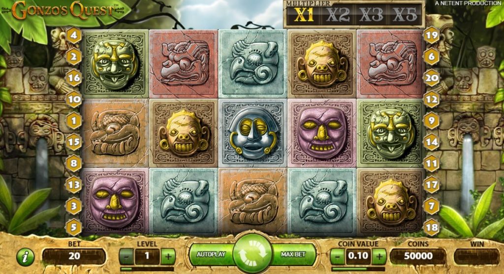 bitstarz (ビットスターズ):Gonzo's Quest(ゴンゾーズ・クエスト)