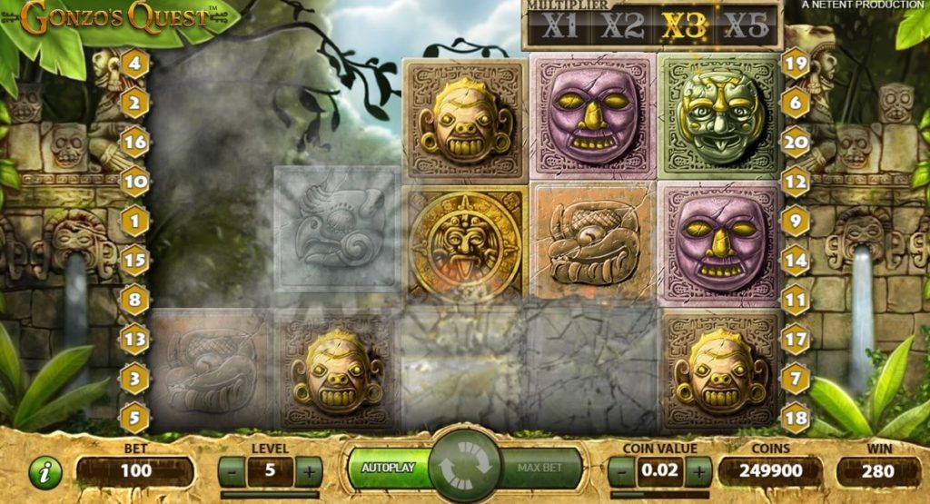 bitstarz (ビットスターズ):Gonzo's Quest(ゴンゾーズ・クエスト)