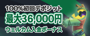 ロクカジノ　ウェルカムボーナス