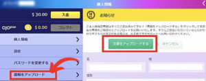 プレイオジョ　必要書類