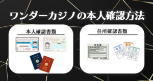 ワンダーカジノの本人確認方法