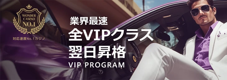 ワンダーカジノのVIPプログラム