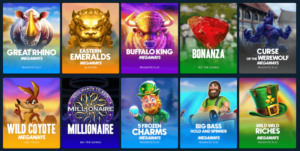 メガダイスカジノのスロット