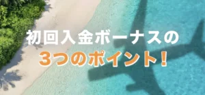 カジノスカイで初回入金ボーナスを受け取る時の注意点