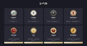 ボンバスティックカジノのTHE CLUBのレベル