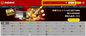 ダファベットのログイン方法