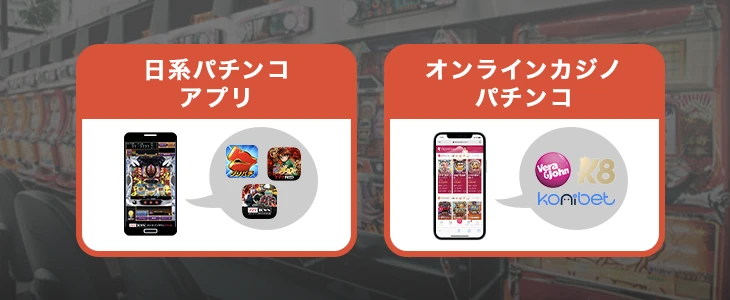 パチンコアプリとオンラインカジノパチンコ