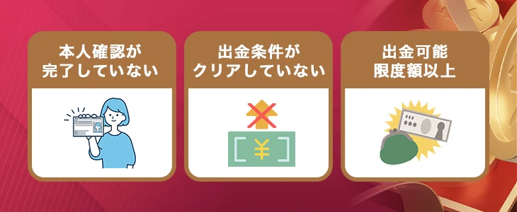 クイーンカジノで出金ができない時の原因と対処法