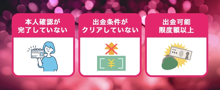 ミラクルカジノで出金ができない時の原因と対処法