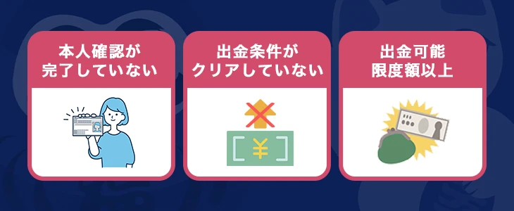 リリベットで出金ができない時の原因と対処法