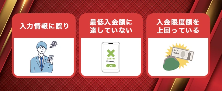 ジパングカジノで入金できない時の原因と解決法