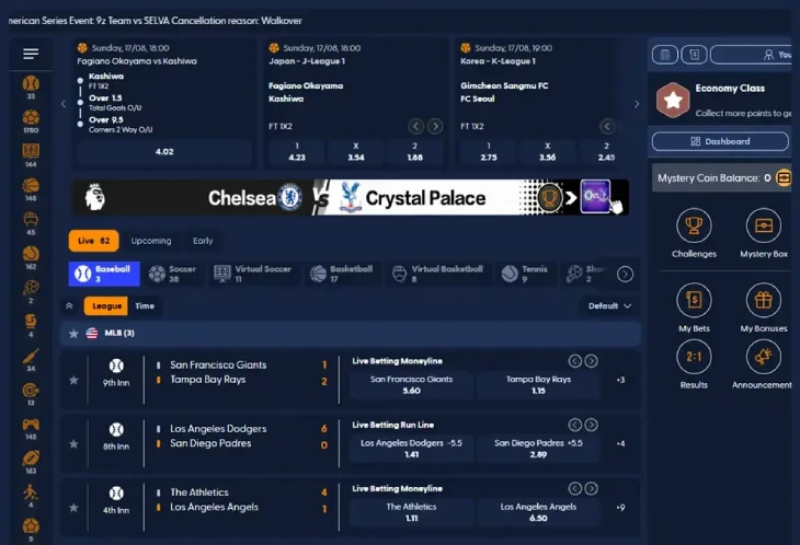BK8カジノのスポーツブック