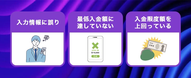 カジノミーで入金できない時の原因と解決法