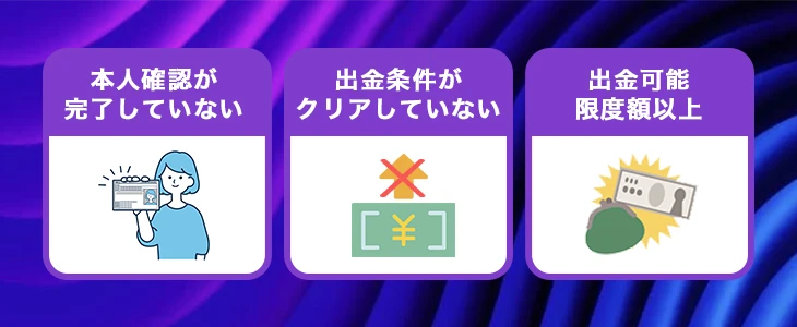 カジノミーで出金ができない時の原因と対処法