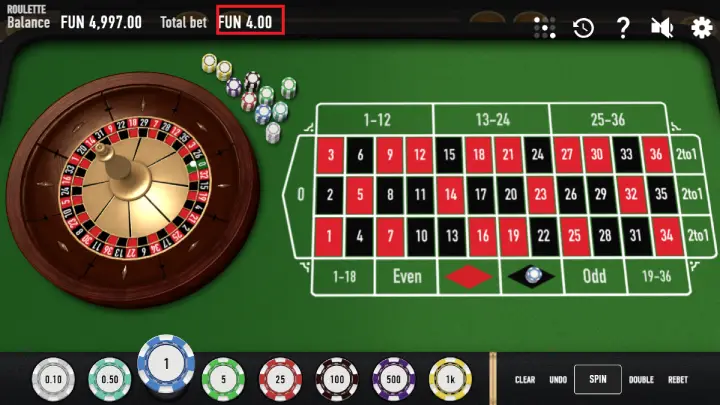 ルーレット　マーチンゲールシミュレーション5